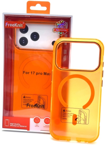 Чехол FreeKnit для Apple iPhone 17 Pro Max оранжевый