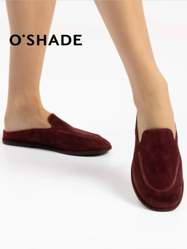 Мюли Oshade бордовый