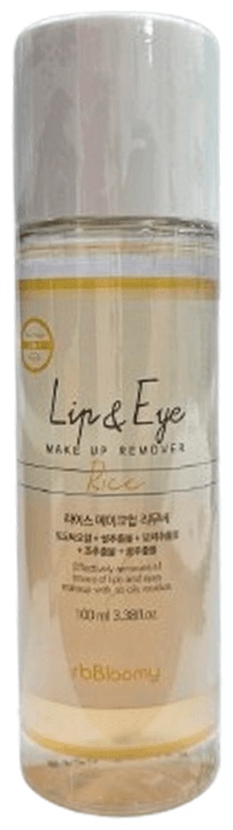 RbBloomy Rice Lip Eye Make Up Remover жидкость для снятия макияжа 100 мл