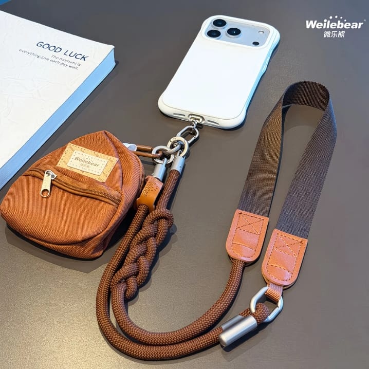 Сотуар для телефона Weilebear ZH1/15R универсальная рыже-коричневый, шоколадный