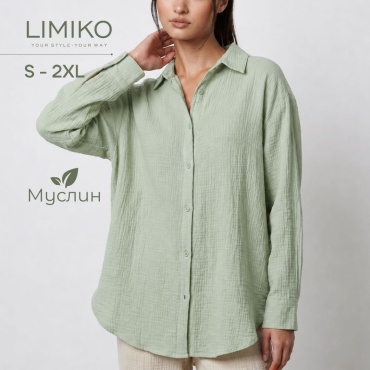 Рубашка LIMIKO фисташковый