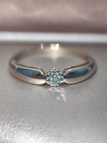 DARID JEWELLERY AS85 размер 16.5 вес 1.54 г золото, бриллиант