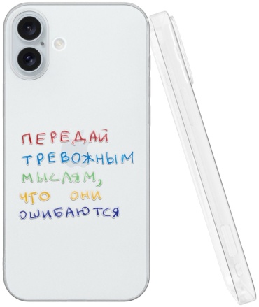 Чехол Mcover для Apple iPhone 16 Plus рисунок