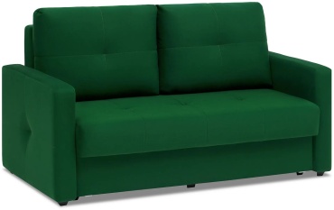 Мини-диван AFD home Dupi Mini, 150х88 см, обивка велюр, зеленый