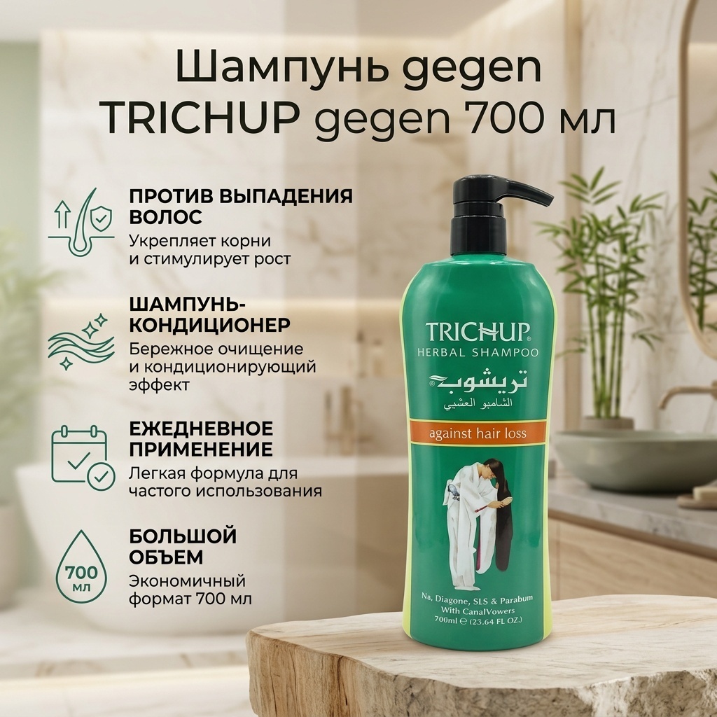 Trichup Против выпадения волос шампунь 700 мл