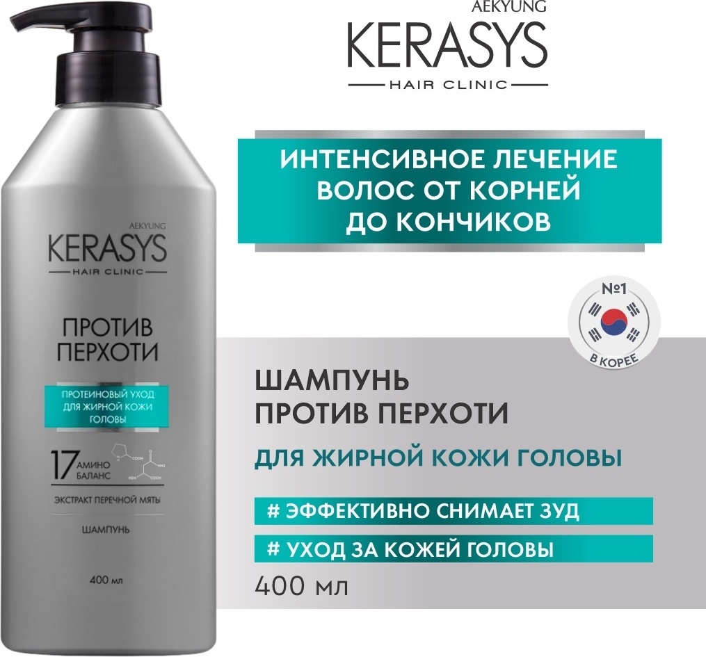 KeraSys Anti-Dandruff шампунь 400 мл