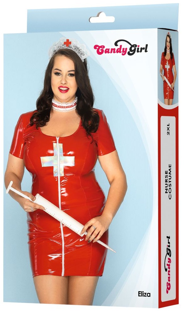 Комплект Candy Girl белый, красный