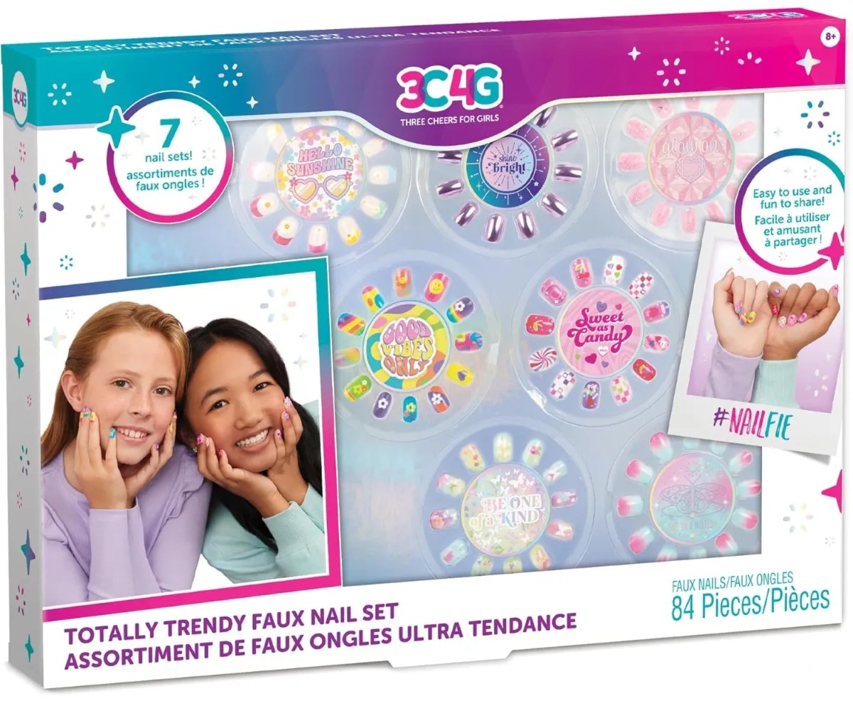 Make It Real Набор для нейл-арта 3C4G Totally Trendy Faux Nail Set набор, накладные ногти 8+