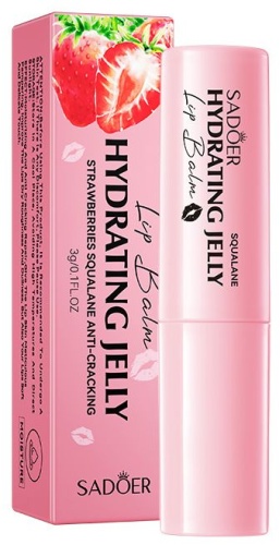 SADOER стик Strawberry-Lipstick - против обветривания с клубникой и скваланом для носогубной области 3 мл