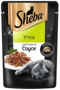 Sheba Sheba кусочки в соусе утка 75 г 1 шт