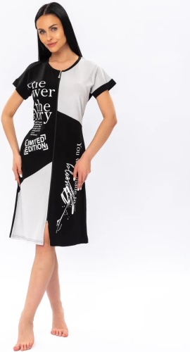 Трикотажный халат Dinar Textile серый