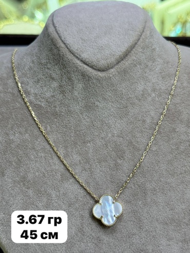 Колье DARI GOLD 828258 длина 45 см вес 3.67 г золото, эмаль