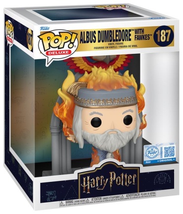 Funko Pop! Deluxe Albus Dumbledore with Fawkes 15.5 см 1 шт