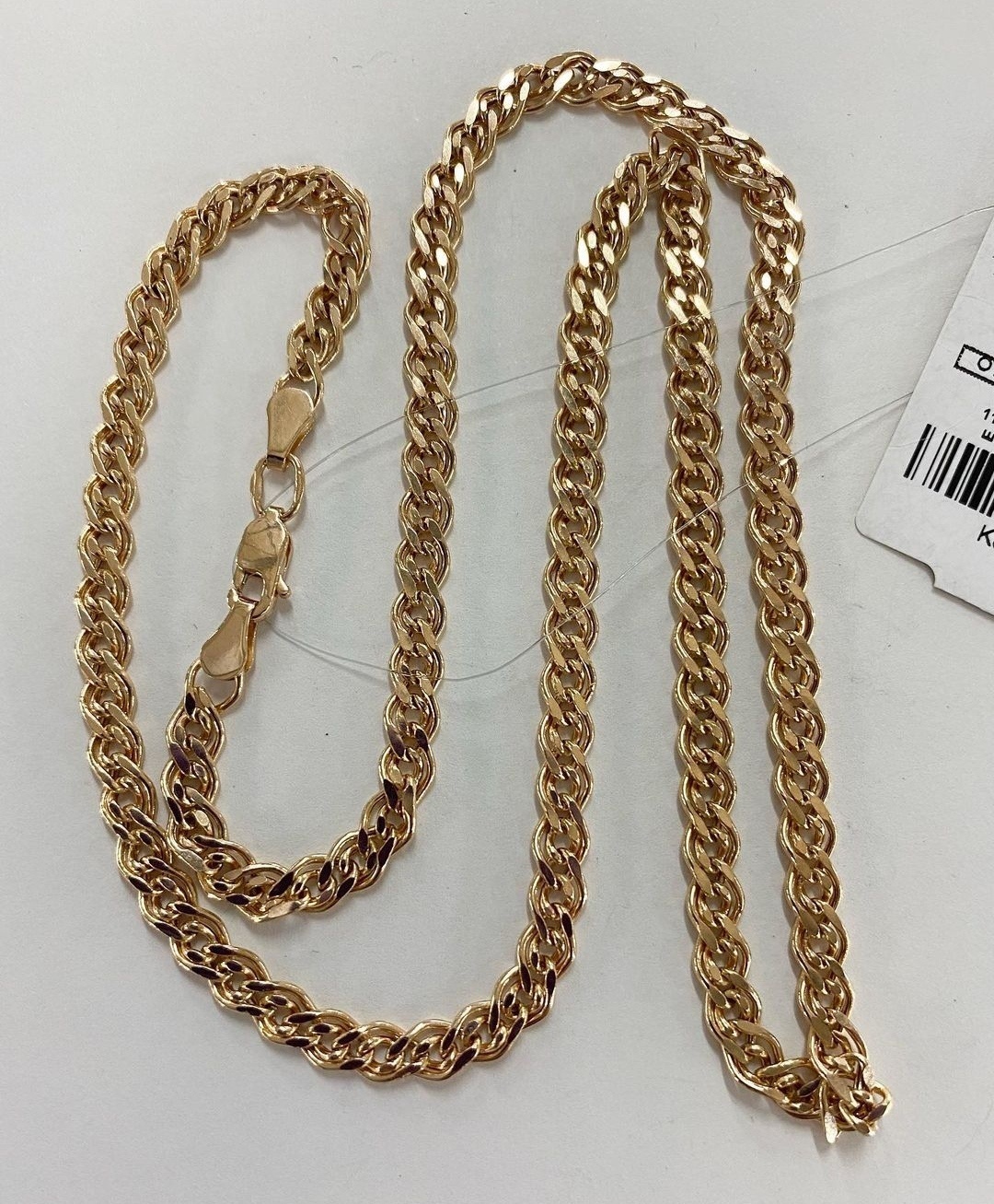 MANAR GOLD Zeyn001-11 длина 50 см, вес 3 г золото, плетение нонна
