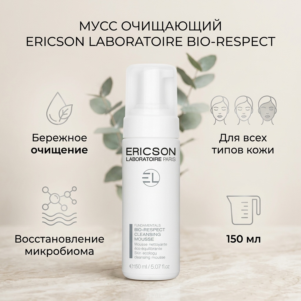ERICSON LABORATOIRE Bio-Respect мусс 150 мл