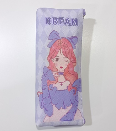 Пенал-косметичка Noname Dream, застежка молния, фиолетовый