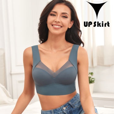 Бюстгальтер спортивный бюстгальтер UP Skirt серый