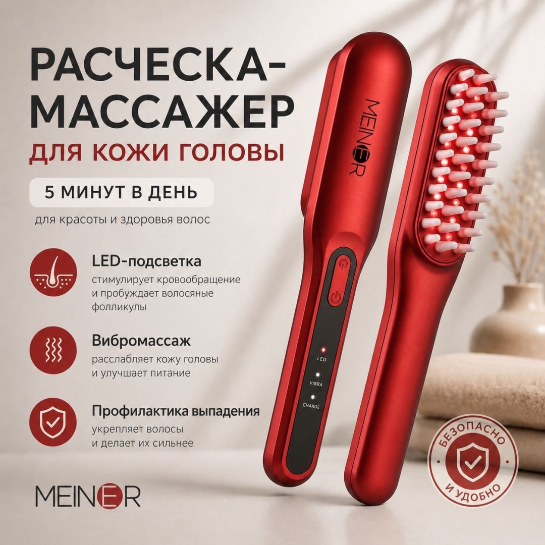 MEINER массажер для стимуляции роста волос
