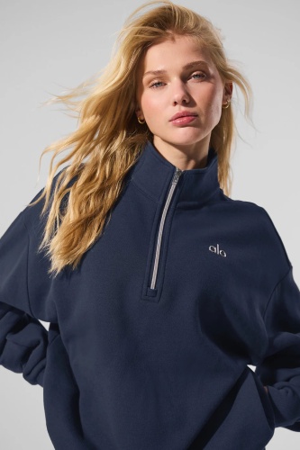 Пуловер Alo yoga синий