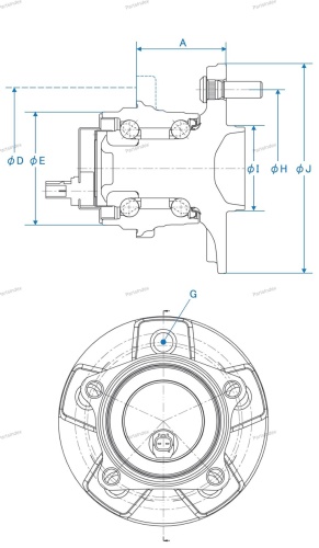 KOYO Подшипник Ступицы Колеса Со Ступицей (комплект) 3DACF026F16SAM