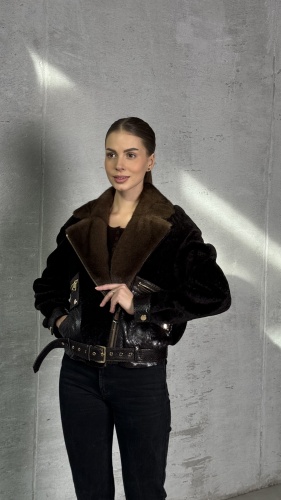 Дубленка Idil Leather коричневый