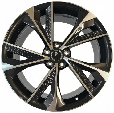 XA5047J 8.5x20/5x114.3 D73.1 ET35 4 диска черный, серебристый