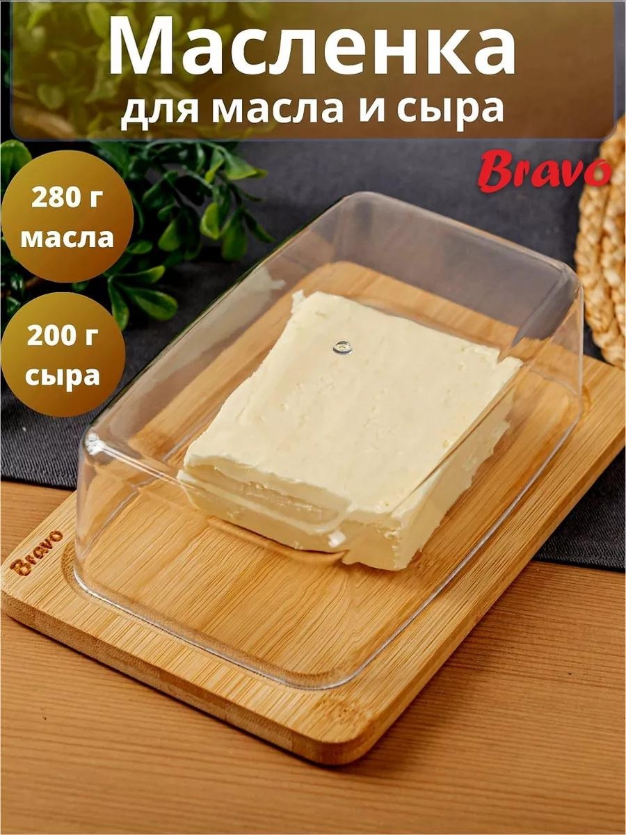 Масленка 371 162491819 прямоугольная 1 шт, бамбуковое волокно