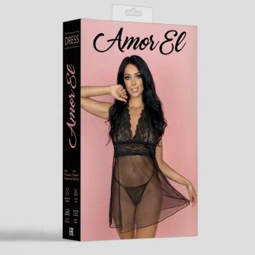 Платье Amor el черный