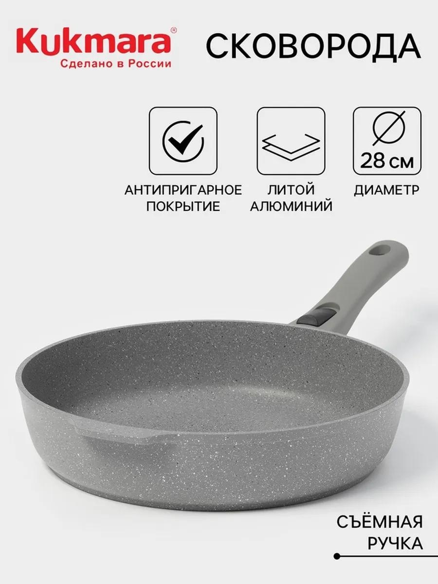 Сковорода 28 см с антипригарным покрытием, алюминий