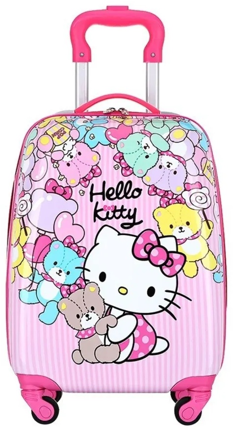Чемодан Hello Kitty D2607-SAKEN ABS-пластик 34 л мультиколор