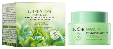 SADOER крем Green Tea Salicylic Acid для лица 50 г