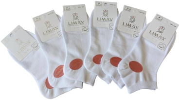 Носки LIMAX 6 пар белый 36-41