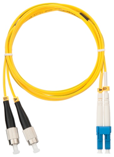 Патч-корд оптический NIKOMAX duplex SM (G.652.D) FC/LC 1 м