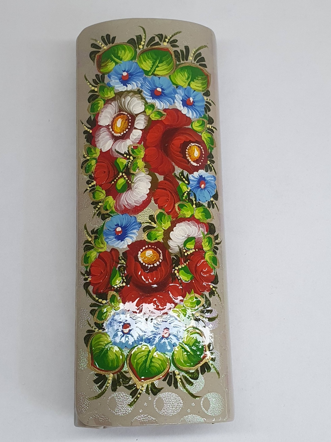 Жесткий футляр искусственная кожа, 16 x 6 см мультиколор