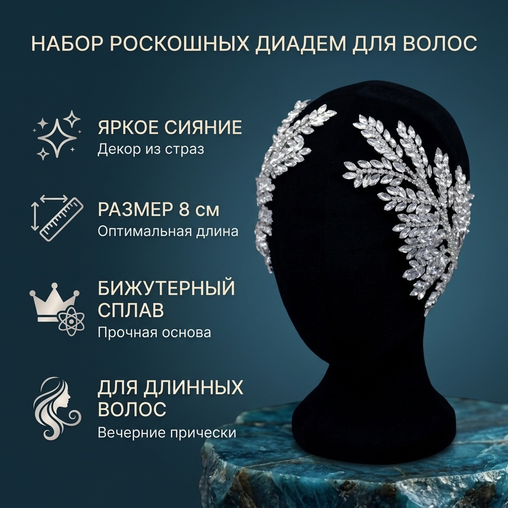 Диадема 2 шт