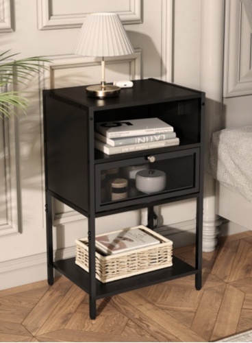 Тумба 11 стульев Q831, 40x65x30 см, черный