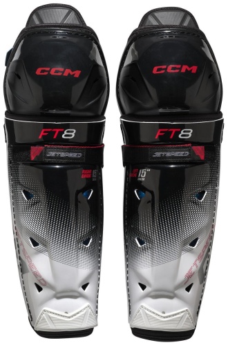 CCM Щитки JETSPEED 8 взрослые черный, белый 15 SR