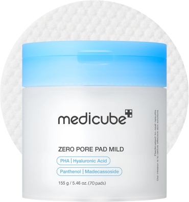 Medicube пилинг Zero Pore Pad Mild Мягкие Пилинг-Пэды 70 шт 150 мл