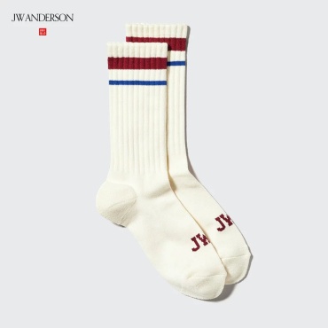Носки Uniqlo 2 пары бордовый, молочный 38-40p