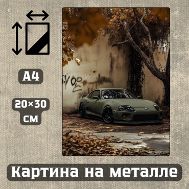 Sequoia VERS картина Картина на металле а4 Современный стиль Арт-тема 20*30см 20x30 см