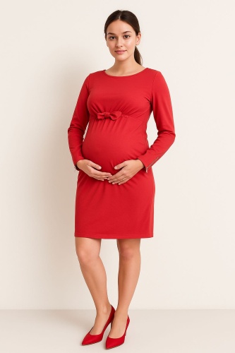 Вечернее платье, для беременных mamabest красный