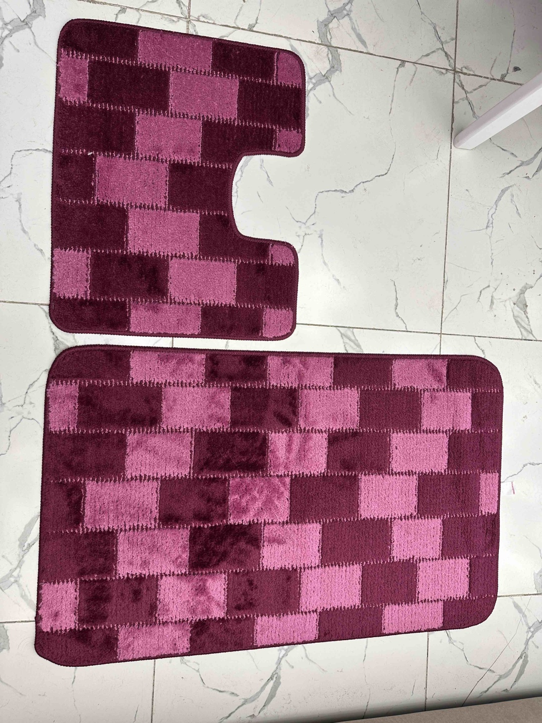 Confetti Hali комплект ковриков Bq2576 100x60 см, резина, текстиль, полипропилен