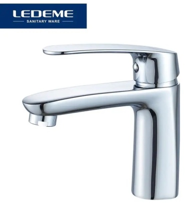 Смеситель LEDEME 146335514, латунь, цвет хром