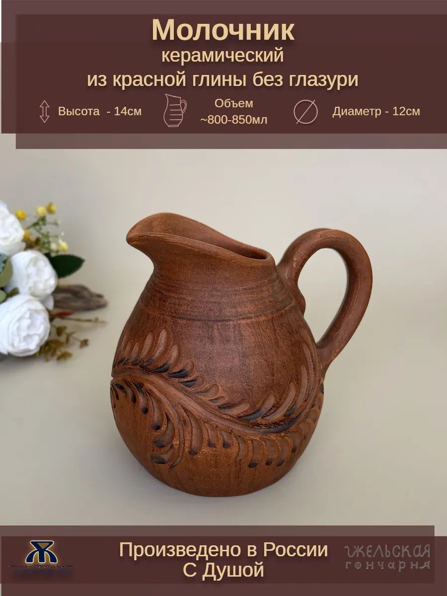 Молочник 448094715 1 шт, глина