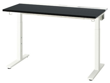 Стол письменный IKEA MITTZON, 120х60x85 см, черный, белый