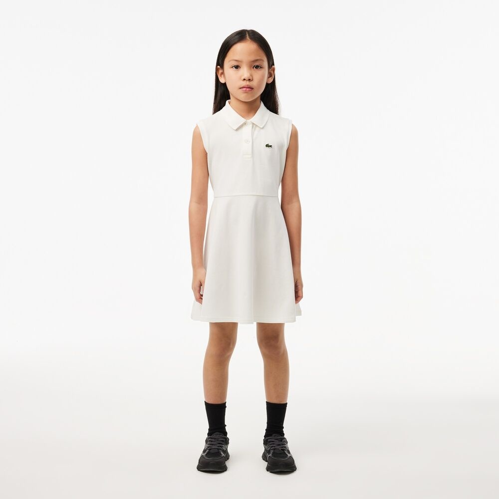 Повседневное платье LACOSTE белый
