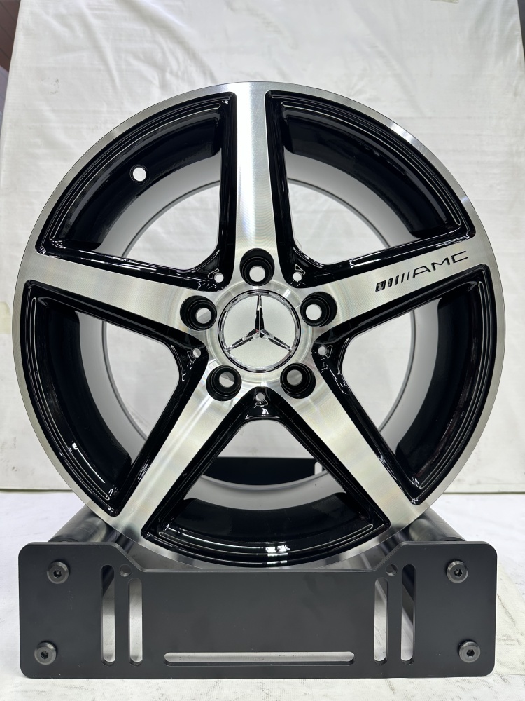 Rainbow MERCEDES 7x15/5x112 D66.6 ET35 4 диска черный, серебристый