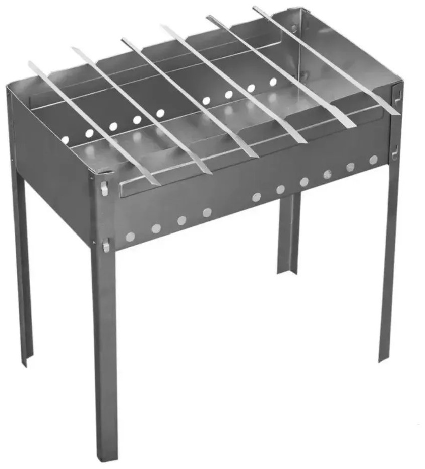 Мангал разборный 49x27x50 см, сталь