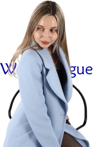 Пальто WORLD VOGUE голубой