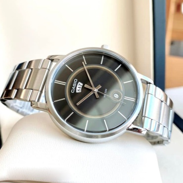 Кварцевые CASIO MTP-B120D-1AVDF нержавеющая сталь